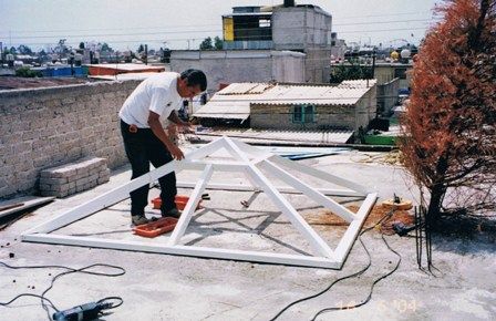 ESTRUCTURA DE ALUMINIO 
TUBULAR RECTANGULAR DE 3